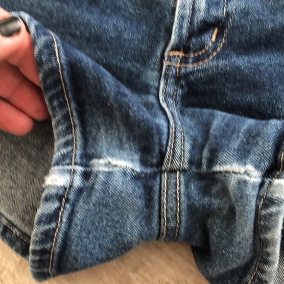 ❤️Paris blues denim Jean size 7 short shorts - Picture 5 of 5